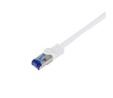 LogiLink C6A121S Ultraflex bílá / Patch kabel / CAT6A / S/FTP / RJ45 / 30m