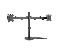 LogiLink BP0099 černá / Rameno na 2 monitory / VESA / 17" až 32" / do 8 kg 