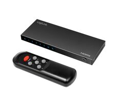 LogiLink HD0060 černá / HDMI rozbočovač / 5x vstup / 1x výstup / HDMI 2.0