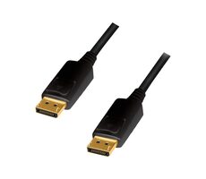 LogiLink CV0077 DisplayPort 1.2 (M) - DisplayPort 1.2 (M) kabel 10m černá