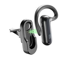 CellularLine CAR FLAT černá / Handsfree / Bluetooth / nabíjecí základna 