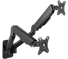 LogiLink BP0146 černá / Rameno na 2 monitory / VESA / 17" až 32" / do 9 kg 