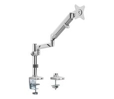 LogiLink BP0087 stříbrná / Rameno na monitor / VESA / 17" až 32" / do 9 kg 