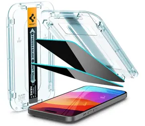 Spigen Glass tR EZ Fit (Privacy) 2 Pack ochranné sklo pro Apple iPhone 15 Pro Max