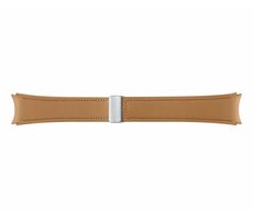 SAMSUNG D-Buckle Hybridní řemínek z eko kůže 20 mm (S/M) hnědá