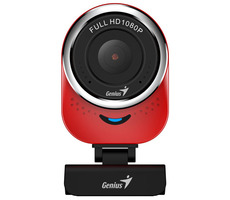 Genius QCam 6000 červená / Web kamera / 1920x1080 / USB 2.0 / mikrofon