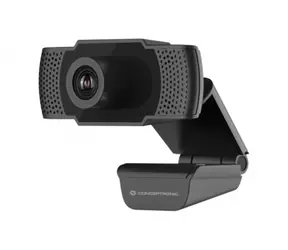 Conceptronic AMDIS01B černá / webová kamera / 1080p30 / úhel pohledu 90° / USB 2.0 / 1.5m