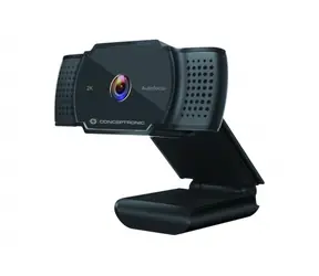 Conceptronic AMDIS02B černá / webová kamera / 2K / 2592x1944@30fps / úhel pohledu 72° / USB 2.0 / 1.5m