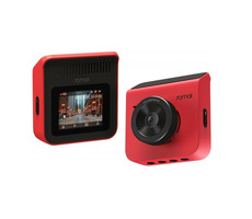 70mai A400 červená / Kamera do auta / 2560 x 1440 / 2.0" LCD / Úhel záběru 145° / Noční vidění / Wi-Fi / microSD