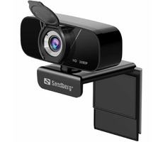 Sandberg Chat Webcam černá / Full HD / 2Mpx / USB 2.0 / mikrofon / 1.5 m