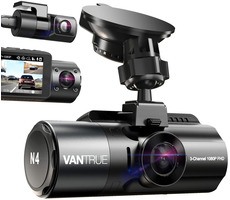 Vantrue N4 / 3x kamera do auta / 2K rozlišení při 30fps / 360° / Sony sensor / až 256 GB / volitelné GPS