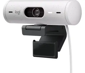 Logitech Brio 500 bílá / Webkamera / FHD / 4x digitální zoom / duální mikrofon / USB-C