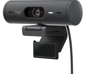 Logitech Brio 500 černá / Webkamera / FHD / 4x digitální zoom / duální mikrofon / USB-C