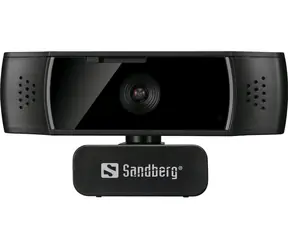 Sandberg USB Webcam Autofocus DualMic / webkamera / FHD 1080p / USB