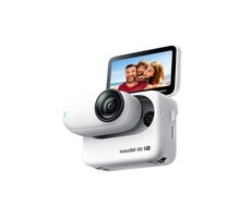 Insta360 GO 3S - 128GB bílá / Akční kamera / 360° / 4K@30FPS / 2.2" Displej / Wi-Fi / BT 5.0 / 310 mAh / AI editor