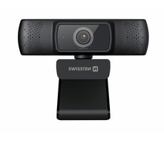 SWISSTEN Webcam FHD 1080P / 1920x1080@30FPS / záběr 84° / mikrofon / USB 2.0