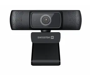 SWISSTEN Webcam FHD 1080P / 1920x1080@30FPS / záběr 84° / mikrofon / USB 2.0