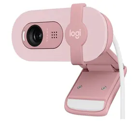 Logitech Brio 100 růžová / webkamera / 1920 x 1080 / USB 2.0