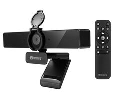 Sandberg USB-C/A Webcam Pro Remote 4K černá / webkamera / 3840x2160 