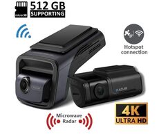 Thinkware U3000 2CH černá / Kamera do auta / 4K+2K / GPS / Wi-Fi / BT / microSD