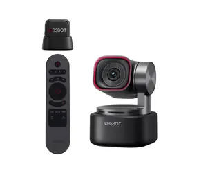 OBSBOT Tiny 3 4K Remote + MIC Combo / webkamera / gimbal / 4K@30fps / FullHD@120fps / USB-C / Mikrofon  