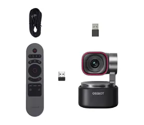 OBSBOT Tiny 3 Lite 4K Remote Combo / webkamera / gimbal / 4K@30fps / FullHD@120fps / USB-C / Mikrofon  