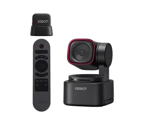 OBSBOT Tiny 3 Lite 4K Remote + MIC Combo / webkamera / gimbal / 4K@30fps / FullHD@120fps / USB-C / Mikrofon  