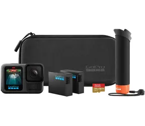 Bazar - GoPro HERO 13 Black Bundle / sportovní kamera / 5.3K/60fps / 27Mpix / stabilizace obrazu / USB-C & Wi-Fi & BT / bazar