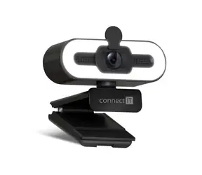 CONNECT IT WebYouSee Pro černá / Webkamera / Full HD / 30 fps / mikrofon / USB-A