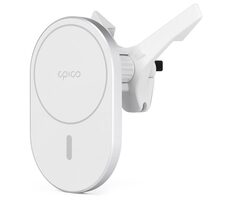 Epico Eclipse Bezdrátová nabíjecí podložka do auta s Magsafe stříbrná / 15W / Magsafe