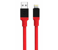 Tactical Fat Man Cable USB-A/Lightning 1m červená