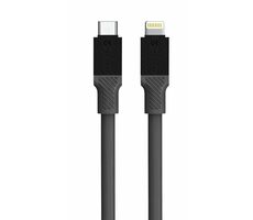 Tactical Fat Man Cable USB-C/Lightning 1m šedá