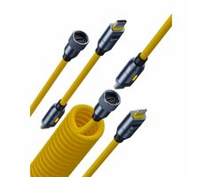 AOHi Future Creative Power Cables / sada datových kabelů / USB-C na USB-C / USB-C na Lightning / 10-260 cm 