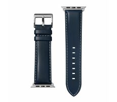 LAUT Oxford kožený řemínek pro Apple Watch 42 & 44 mm tmavě modrá