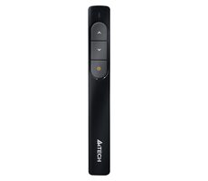 A4tech LP15 černá / bezdrátový prezentér s laserem / ukazovátko / 2.4 GHz