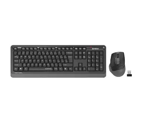 A4tech FGS1035Q šedá / set bezdrátová klávesnice + optická myš / CZ / USB