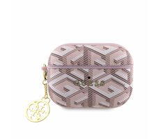 GUESS PU G Cube Charm Pouzdro pro Apple AirPods Pro 2 růžová