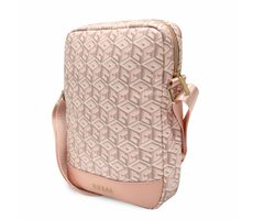 GUESS PU G Cube Tablet Bag 10" růžová