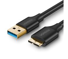 UGREEN Kabel USB-A 3.0 (M) - Micro USB 3.0 (M) 2m černá
