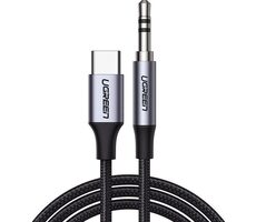 UGREEN CM450 Kabel USB-C (M) - 3.5mm Jack (M) 1m černá