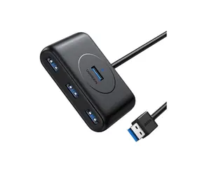 UGREEN Dokovací stanice 0.5m černá / 4x USB-A 3.0 (F)
