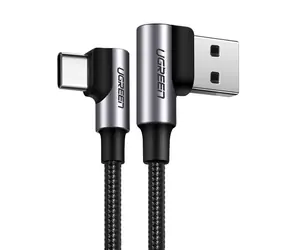 UGREEN US176 Kabel USB-A (M) - USB-C (M) 1m černá