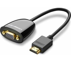 UGREEN Kabel HDMI (M) - VGA (F) černá
