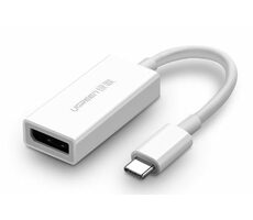 UGREEN Adaptér USB-C (M) - DisplayPort (F) 0.15m bílá