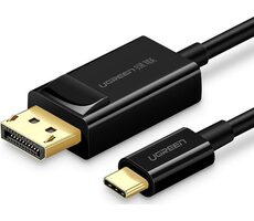 UGREEN Kabel USB-C (M) - DisplayPort (M) 1.5m černá / 4K