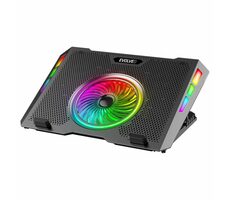 EVOLVEO Ania 16 černá / chladicí podstavec pod notebooky 10" - 17" / 125 mm a 4x 70 mm ventilátor
