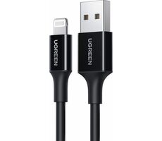 UGREEN 80822 Kabel USB-A 2.0 (M) - Lightning (M) 1m černá