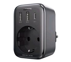 UGREEN 90613 Nabíječka šedá / 1x 230V / 2x USB-A / 1x USB-C / 30W