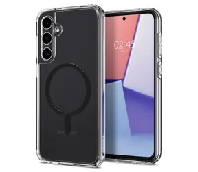 Spigen Ultra Hybrid OneTap Metal Ring MagSafe ochranný kryt pro Samsung Galaxy S23 FE čirá 