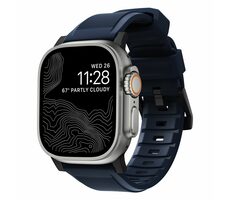 Nomad Rugged Strap řemínek pro Apple Watch AW Ultra (49 & 45 & 44 mm) modrá - černá